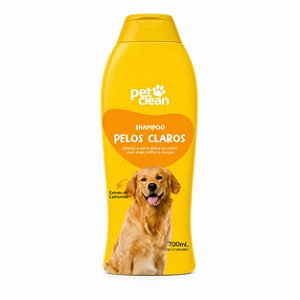Pet Clean Shampoo Pelos Claros 700ml