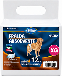 Fralda Macho xg 85x20 cm Chalesco