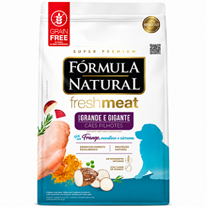 Formula Natural Fresh Meat Filhotes Raças Grandes 12kg