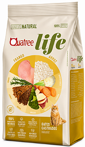Quatree Life Gatos Frango Castrados 1kg