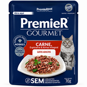 Premier Gourmet Gato Carne 70g