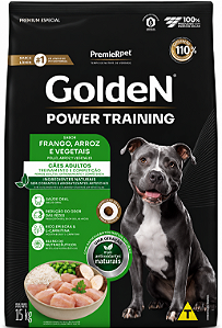 Golden Formula Cães Adulto Power Training 15kg