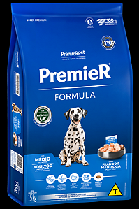 Premier Cães Adulto Porte Medio 15kg