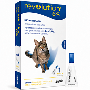 Revolution Gatos 6% 2,6 a 7,5kg