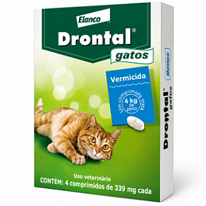 Drontal Gatos 4 Comp Ate 4kg