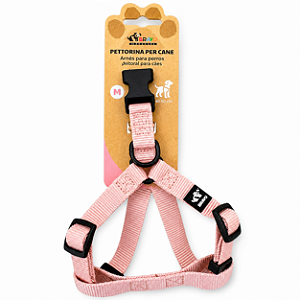 Peitoral para Cães Rosé - Tamanho GG