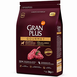 Granplus Gourmet Cães Adulto Medio e Grande Ovelhas e Arroz 15kg