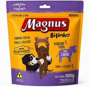 Magnus Bifinho Pequeno Porte Carne 500g