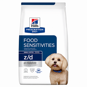 Hills Cães Z/D Adultos Pedaços Pequenos Alergia Alimentar e da Pele 3,17kg
