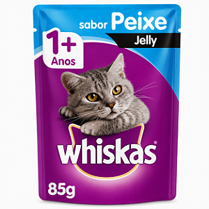 Whiskas Sache Adulto Peixe Jelly 85g