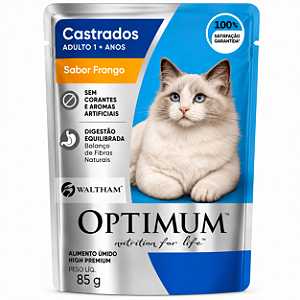Sache Optimun Adulto Castrado Frango 85g