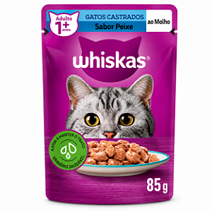Whiskas Sache Castrado Peixe 85g