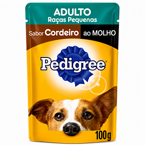 Pedigree Sache Adulto Raça Pequena Cordeiro 100g