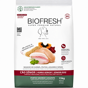 Biofresh Cães Senior Grande e Gigante Mix Carne 15kg