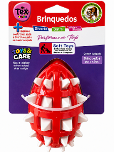 Brinquedo Bola Americana com Cravo Vermelha