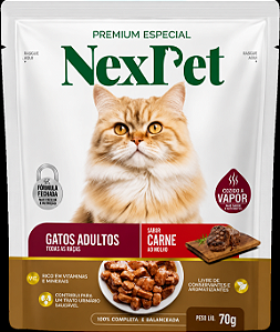 Sache Nex Pet Gato Carne 70g