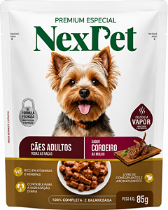 Sache Nex Pet Cães Cordeiro 85g