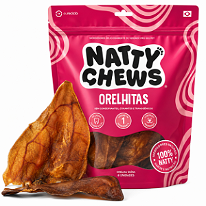 Orelhitas Natty Chews - 3 Un Orelha Suina