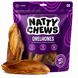Orelhones Natty Chews - 3 Un Orelha Bovina