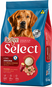 Quatree Select Adulto Rmg Frango 15kg