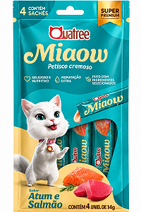 Quatree Miaow Atum e Salmão 56g