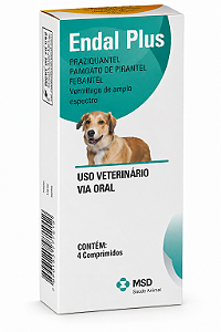 Endal Plus Cães 4 Comp