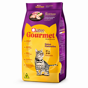 Quatree Gourmet Gatos Castrados Mix Carne 10,1kg