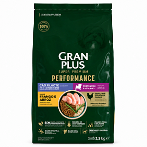 Granplus Cães Filhote Mini Frango e Arroz 2,5kg