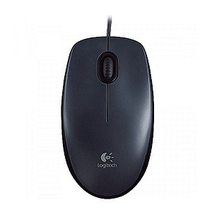 Mouse Logitech M90 Preto USB com Fio 910-004053-C