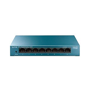 Switch Tp-Link LS108G 8 Portas 10/100/1000 Mbps Lite Wave