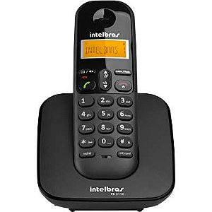 Telefone sem Fio Intelbras 7 Ramais com Identificador de Chamadas Preto - TS3110