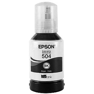 Tinta para Cartucho Epson Preto Original - T504122 - 7.500 páginas para L4150, L4160, L4260, L6161, L6171, L6191, L14150