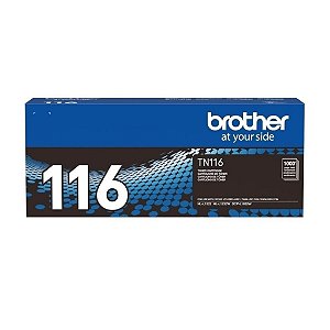 Toner Brother Preto Original - TN116BR - 1.000 páginas para HL-L1222, HL-L1232W, DCP-L1632W