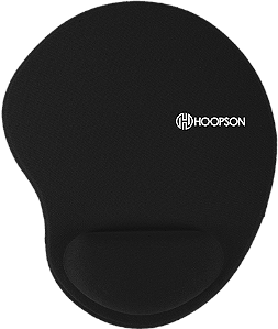 Mouse Pad Com Apoio De Pulso Hoopson Preto MP-56