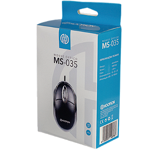 Mouse USB Hoopson MS-035P 1200 Dpi Preto
