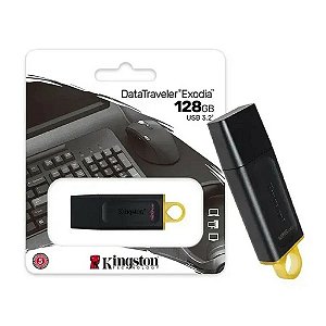 Pen Drive Kingston 128GB USB 3.2 - DTX/128GB