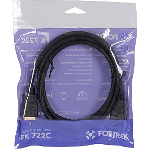 Cabo HDMI 2.0 4K 1,5M HD201 Fortrek FK 722C