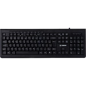 Teclado Multimídia Fortrek MKL-101 Preto FK 424K