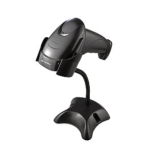 Leitor de Código de Barras Laser de Mão com Pedestal C3Tech LB-50BK USB - lê Nota Fiscal Eletrônica Boleto Bancário
