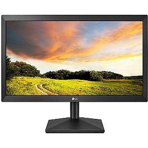 Monitor LG Tela 19,5 LED 75Hz 2ms HD Preto 1x VGA 1x HDMI - 20MK400H-B.AWZ