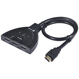 Switch Hdmi 3 Ent 1 Saida 1.3V 3D 1080P
