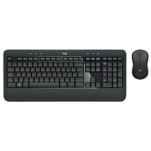 TECLADO E MOUSE SEM FIO LOGITECH MK540 ADVANCED,  MULTIMIDIA, TECNOLOGIA UNIFYING, ABNT2, CINZA