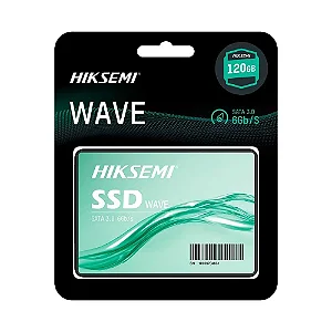 SSD 120 GB Sata 3 2,5" Hiksemi HS-SSD-WAVE(S) Leitura 460 MBPS Gravação 350 MBPS