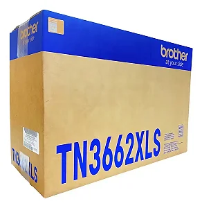 Toner Brother Preto Original - TN3662XLSBR - 25.000 páginas para HLL5212DN, HLL5212DW, HLL6412DW, DCPL5512DN, DCPL5662DN