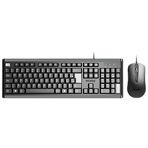 Combo Teclado E Mouse Usb Pcyes Classic Preto - Cmbptocl2Ab