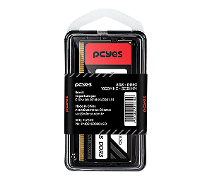 Memoria Pcyes Sodimm 8Gb Ddr3 1600Mhz Low Voltage 1.35V - Pm081600D3Lso