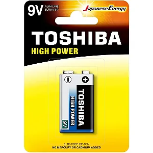 Bateria Alcalina 9V 6LR61GCP (C/1 Bateria) Toshiba