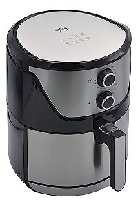 Airfryer 5,2l Fritadeira Sem Óleo Antiaderente Inox 127v