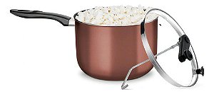 Pipoqueira Antiaderente 4,8 Litros Chocolate Mta