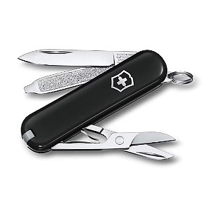 Canivete Victorinox Classic SD 7 Funções Preto Dark Illusion